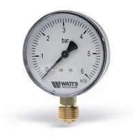 Манометр MDR (F+R200), подключение снизу, Watts