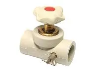 Вентиль проходной PPR, с выпускным клапаном, Wavin Ekoplastik