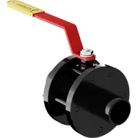 Шаровые краны под приварку из стали 09Г2С с рукояткой 11с67п