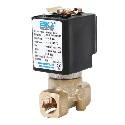Электромагнитный клапан прямого действия ESKA VALVE ESV 100-101, 120-121 НЗ В Миассе