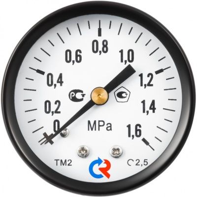 Манометр с электроконтактной приставкой, тип ТМ серия 10, подключение снизу, Росма В Миассе