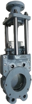 Задвижка шиберная ABRA-KV-03 с ISO фланцем / Редуктором В Миассе