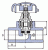 Вентиль проходной PPR, с выпускным клапаном, Wavin Ekoplastik В Миассе
