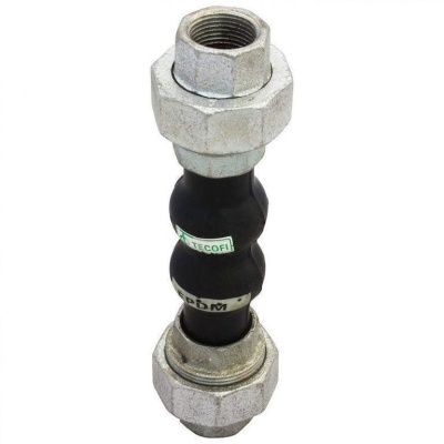 Компенсатор резиновый Tecofi DI 7140N  Ду15-50 Ру16, муфтовый В Миассе